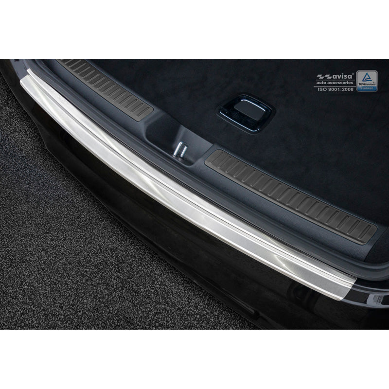 Avisa, Rear bumper protector, Stainless steel, fits Mercedes GLC Coupe 2016-2022  'Ribs'