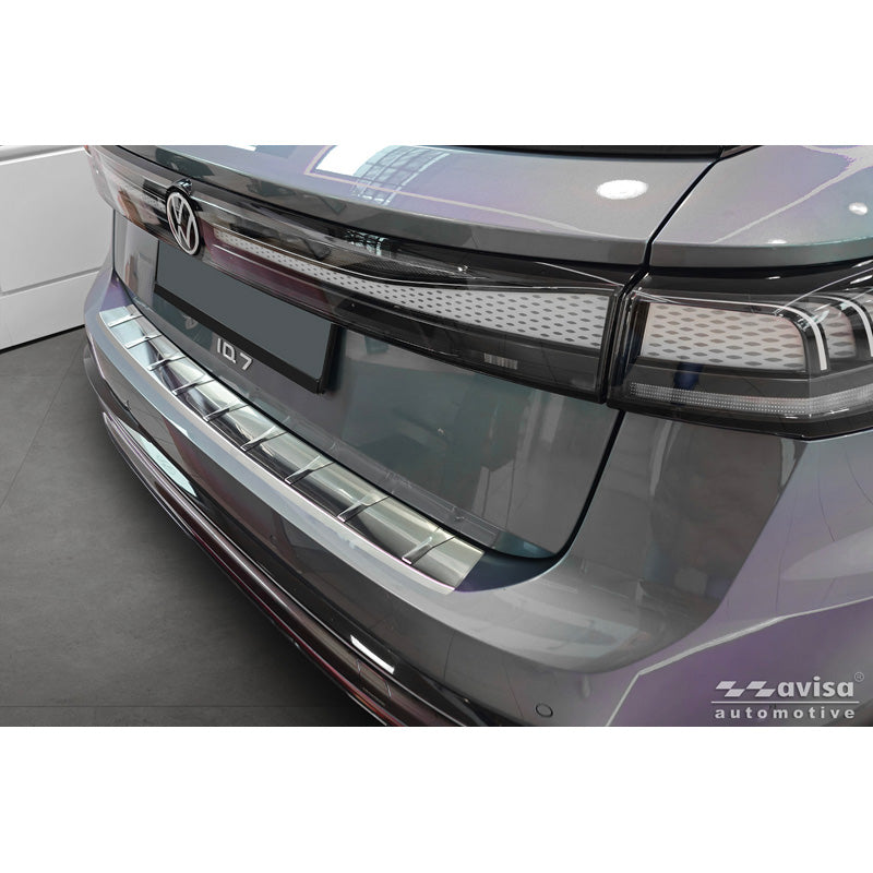 Avisa, Bagkofangerbeskytter, Rustfrit stål, Passer til Volkswagen ID.7 Tourer 2024-, 'Ribs'
