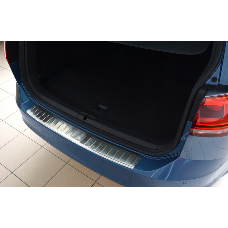Avisa, Rear Bumper Protector, Stainless Steel, fits Volkswagen Golf VII Variant/Alltrack 2012-2017 'Ribs'