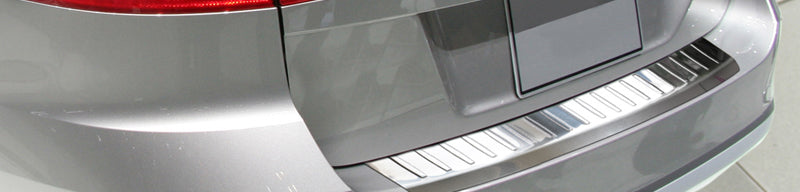 Avisa, Rear Bumper Protector, Stainless Steel, fits Volkswagen Passat Alltrack 2012- 'Ribs'