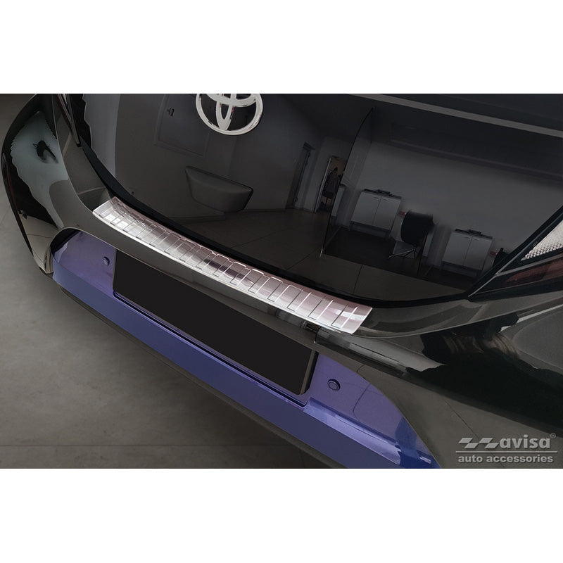 Avisa, ochrana zadního nárazníku, nerezová ocel, vhodné pro Toyota Aygo X 2022- 'Žebra'