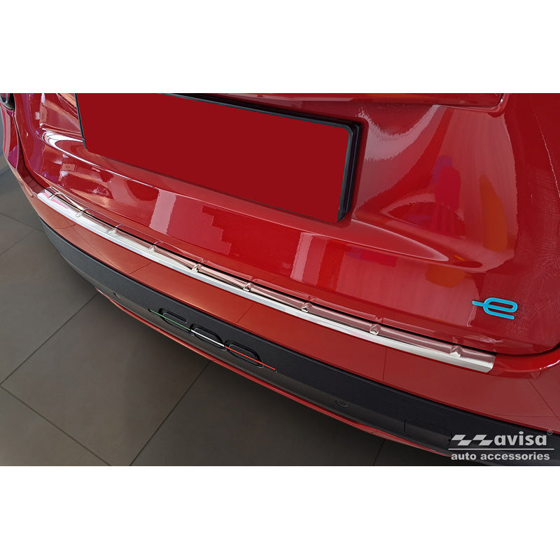 Avisa, Rear Bumper Protector, Stainless Steel, Fits Fiat 600 Mild Hybrid / 600e 2023- 'Ribs'