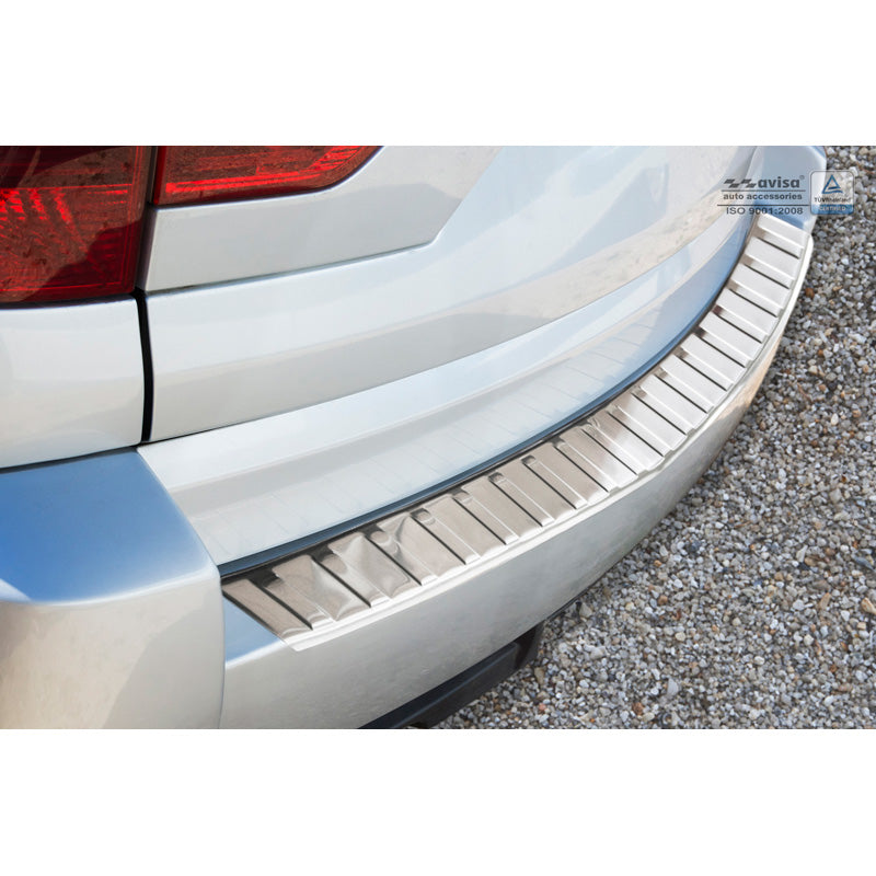 Avisa, achterbumperbeschermer, roestvrij staal, past op BMW X3 (E83) Facelift 2006-2010 'Ribs'