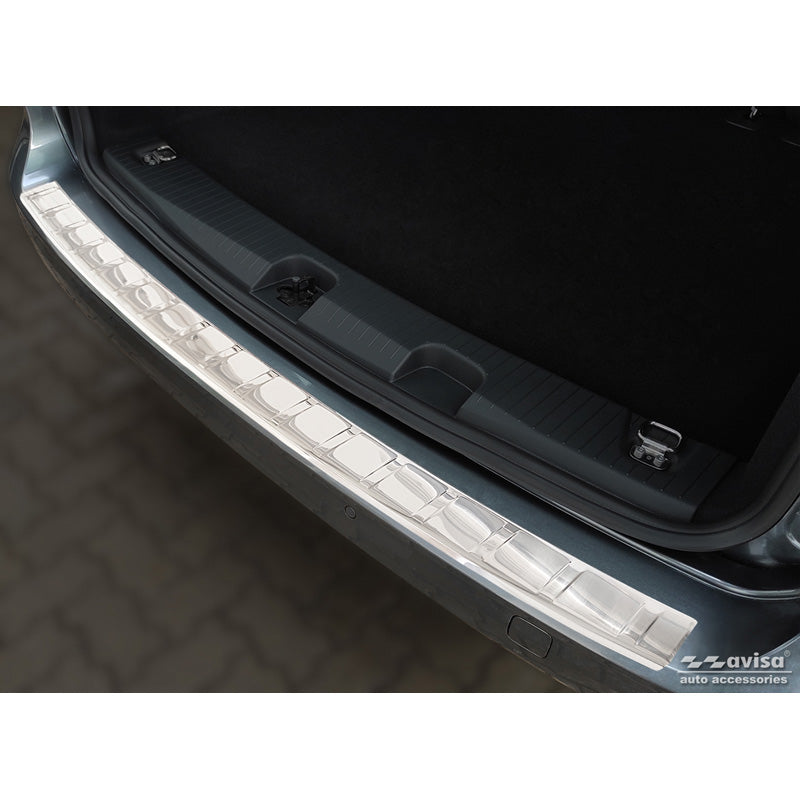 Avisa, Ochraniacz tylnego zderzaka, stal nierdzewna, pasuje do Volkswagen Caddy V 2020- 'Ribs'