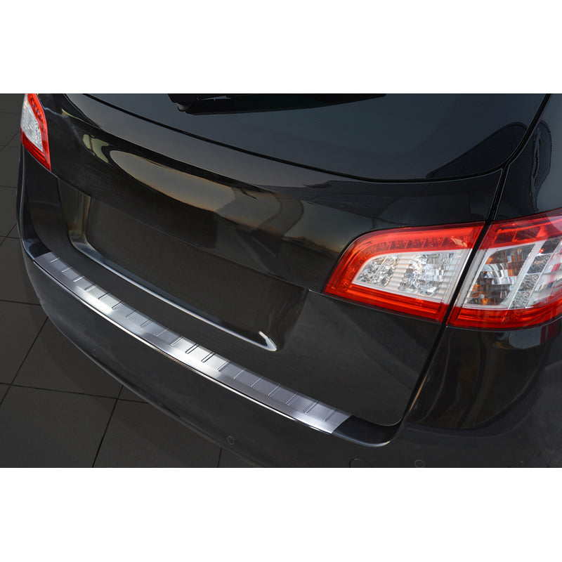 Avisa, ochranná lišta zadního nárazníku, nerezová ocel, vhodné pro Peugeot 508SW 2011- 'Ribs'