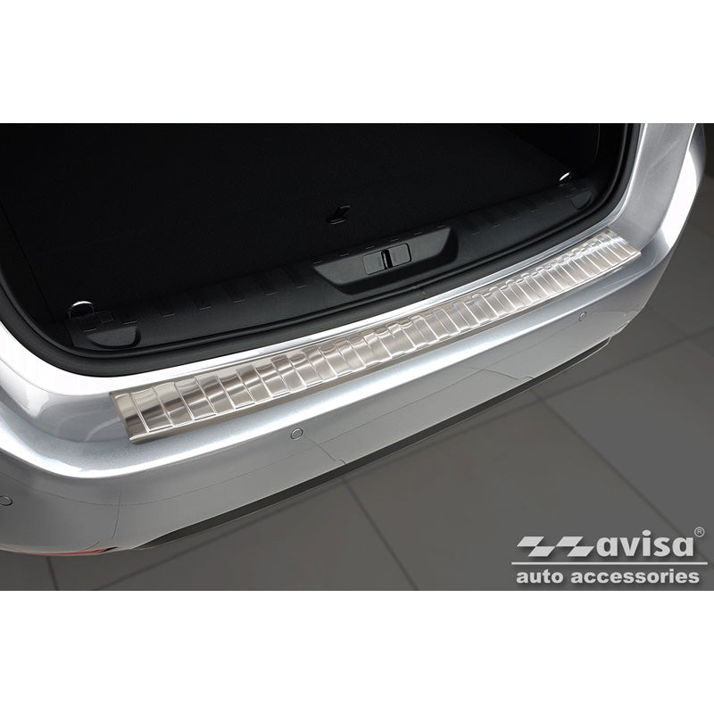 Avisa, protezione paraurti posteriore, acciaio inox, adatta a Peugeot 308 II SW 2013-2017 & restyling 2017-2021 'Nervature'