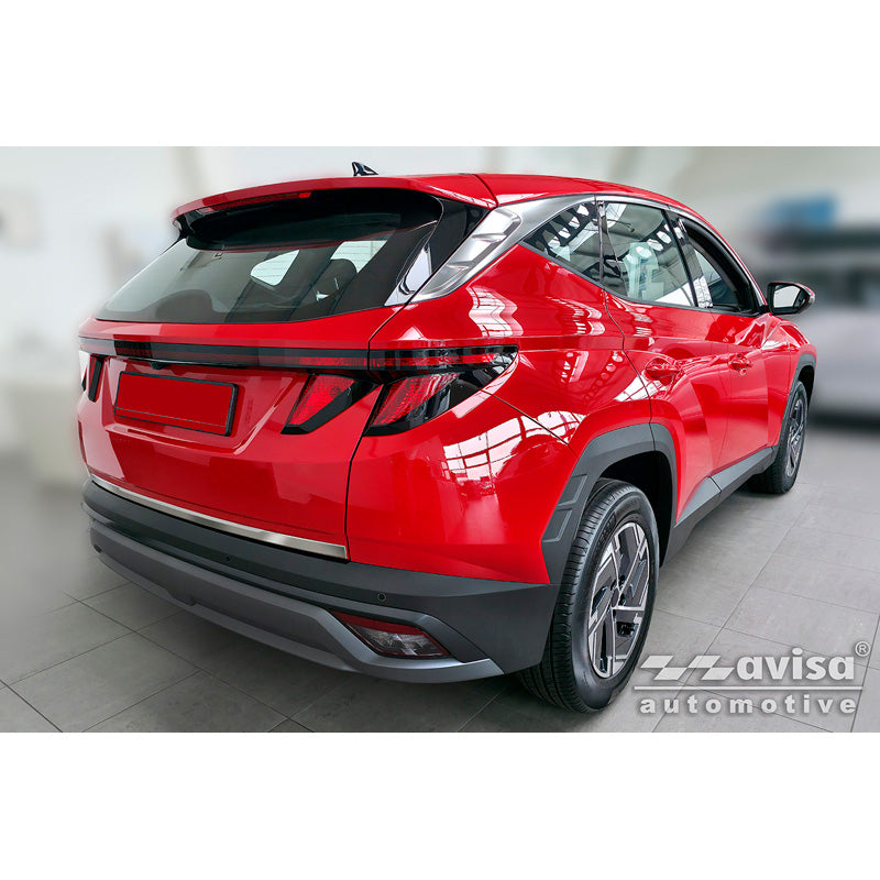 Avisa, Rivestimento del portellone, acciaio inox spazzolato, adatto a Hyundai Tucson IV (2020-2024) & Facelift (2024-)