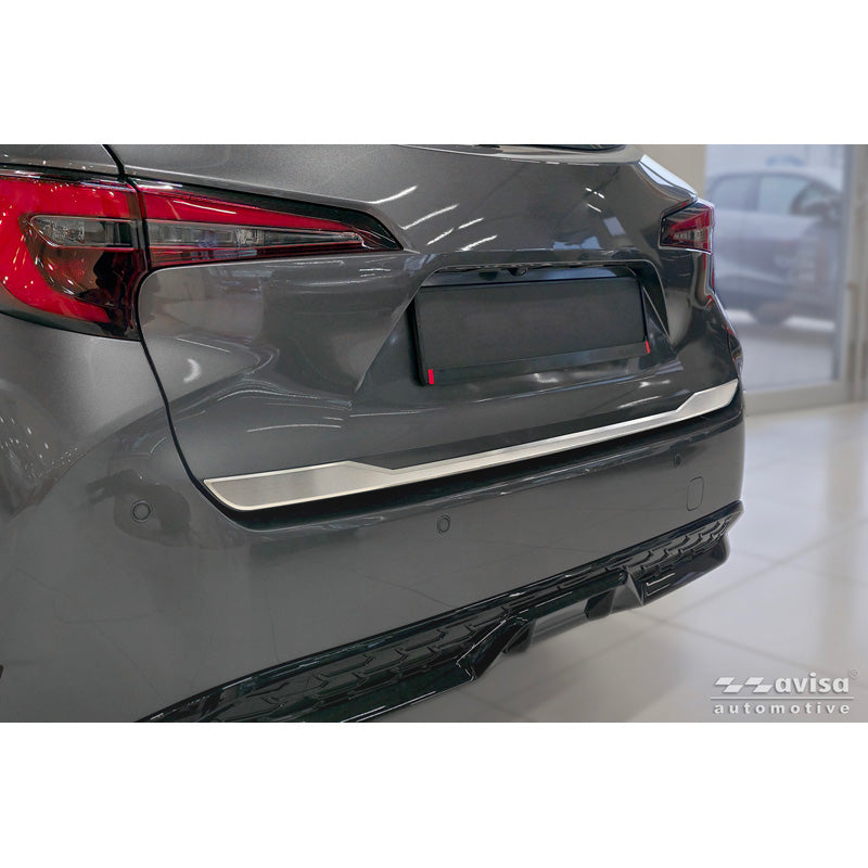 Avisa, kryt zadní části, kartáčovaná nerezová ocel, vhodné pro Toyota Corolla Touring Sports (E21) (2019-)