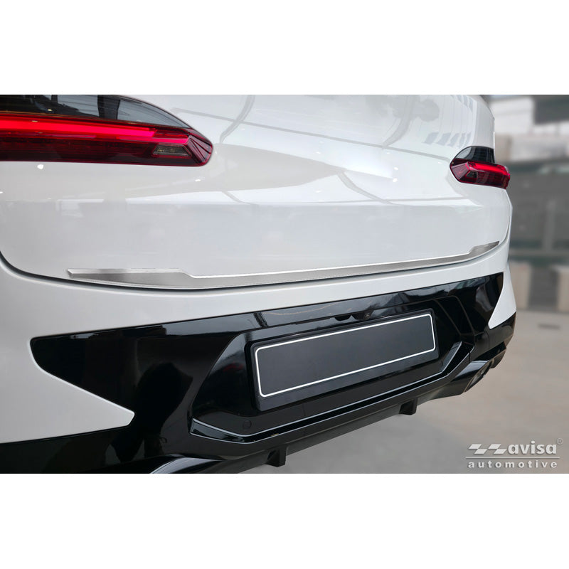 Avisa, Protezione del portellone, acciaio inox spazzolato, adatto a BMW X4 II (G02) M-Sport Facelift (2021-)