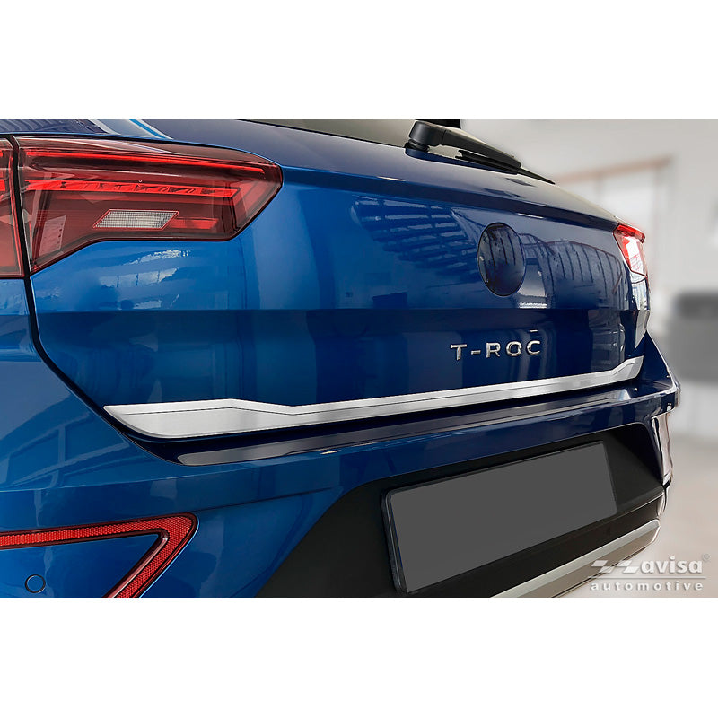 Avisa, Bagklapliste, Børstet rustfrit stål, passer til Volkswagen T-Roc (2017-2022) & Facelift (2022-2025, inkl. Cabrio)