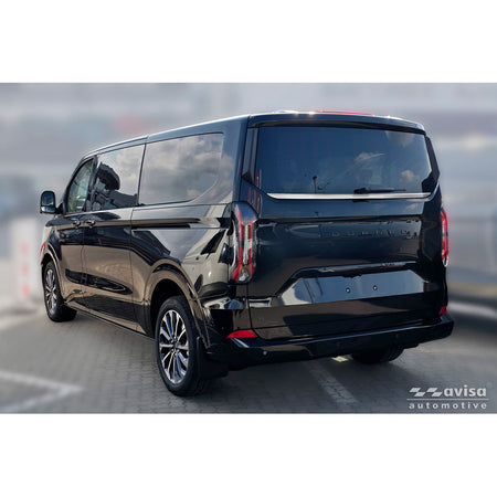 Avisa, Bagklapbeklædning, Børstet rustfrit stål, passer til Ford Tourneo Custom (V710) (2023-)