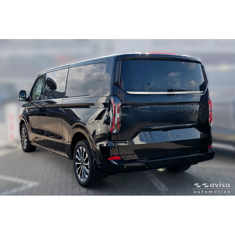 Avisa, Bagklapbeklædning, Børstet rustfrit stål, passer til Ford Tourneo Custom (V710) (2023-)