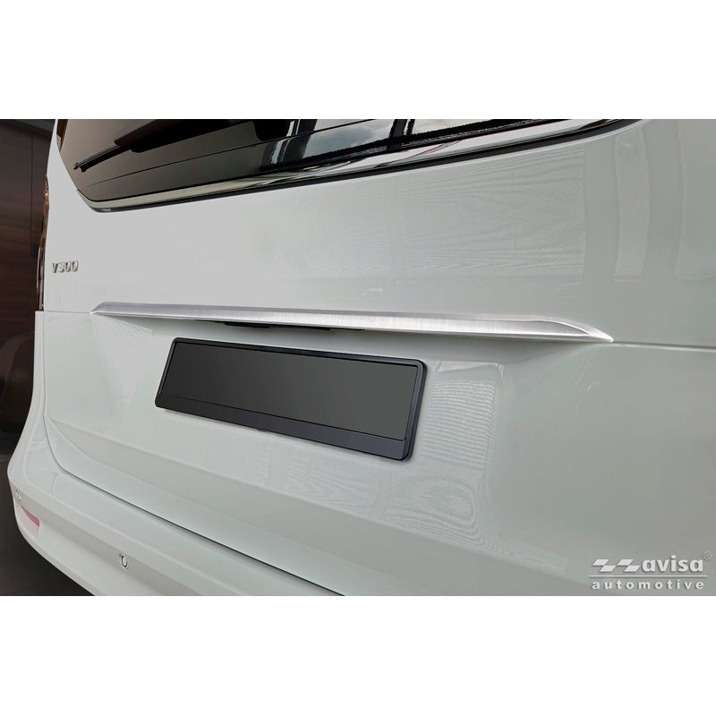 Avisa, Moldura del portón trasero, acero inoxidable cepillado, compatible con Mercedes V-Klasse (W447) (2014-2019), Facelift (2019-2024) & Facelift (2024-)