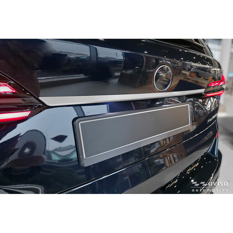 Avisa, Bagklapsbeskytter, Børstet rustfrit stål, passer til BMW X5 IV (G05) M-Sport (2018-2023) & Facelift (2023-)
