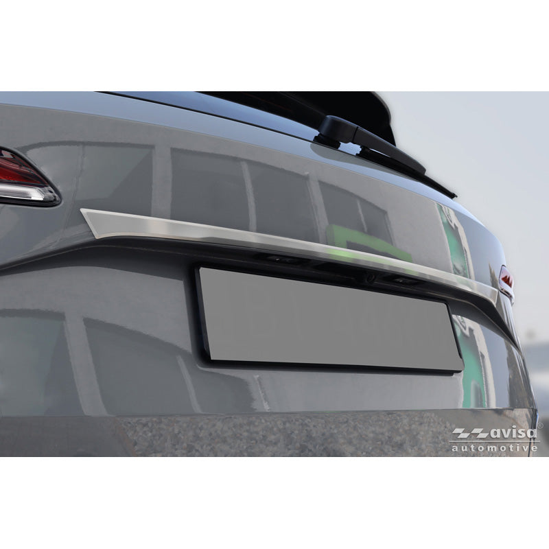 Avisa, Bagklapbeklædning, Børstet rustfrit stål, passer til Skoda Karoq (NU7) Facelift (2022-)