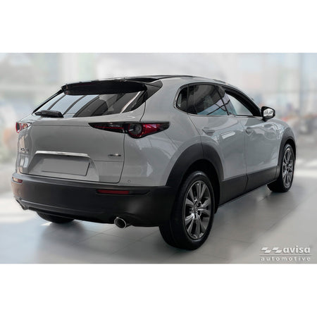 Avisa, Bagklapbeklædning, Børstet rustfrit stål, passer til Mazda CX-30 (DM) (2019-)