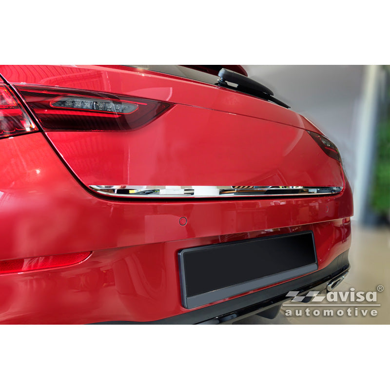 Avisa, Krom rustfrit stål bagklapbeklædning, passer til Mercedes CLA Shooting Brake (X118) (2019-)