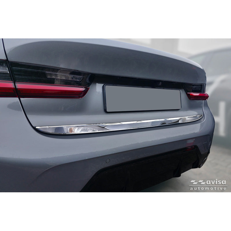 Avisa, listello cromato portellone, acciaio inossidabile, si adatta a BMW 3-Serie (G20) M-Sport Facelift (2018-2022), Facelift (2022-2024) & Facelift (2024-)