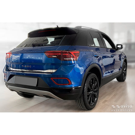 Avisa, Bagklapsliste, Krom rustfrit stål, passer til Volkswagen T-Roc (2017-2022) & Facelift (2022-2025) inkl. Cabrio