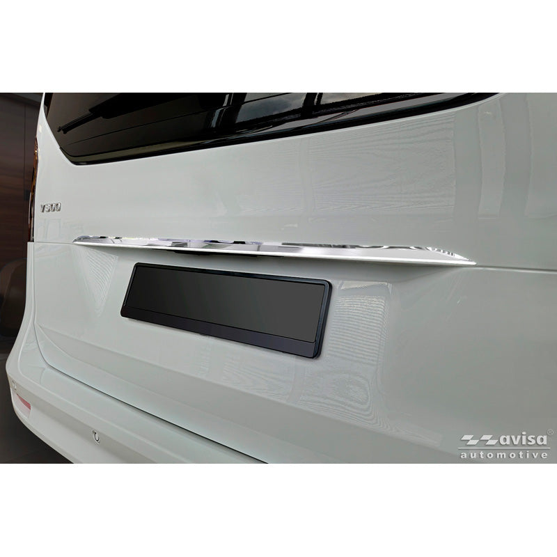 Avisa, moldura cromada del portón trasero, acero inoxidable, compatible con Mercedes V-Klasse (W447) (2014-2019), Facelift (2019-2024) y Facelift (2024-)