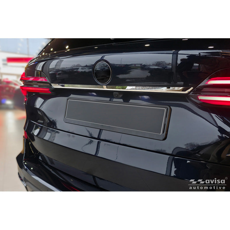 Avisa, Krom finish bagklap kantdæksel, Rustfrit stål, passer til BMW X5 IV (G05) M-Sport (2018-2023) & Facelift (2023-)