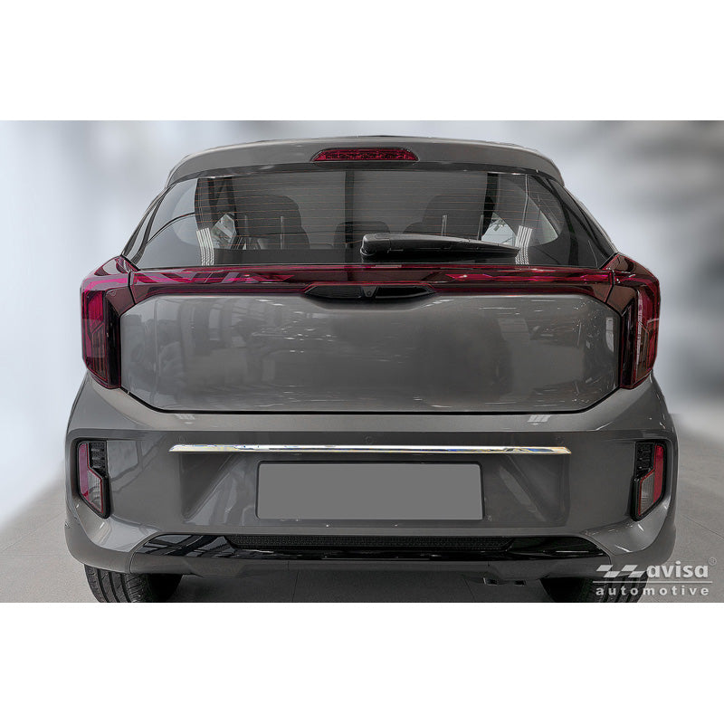 Avisa, Bagklaptrim, Rustfrit stål, passer til Kia Picanto III (JA) Facelift (2024-)