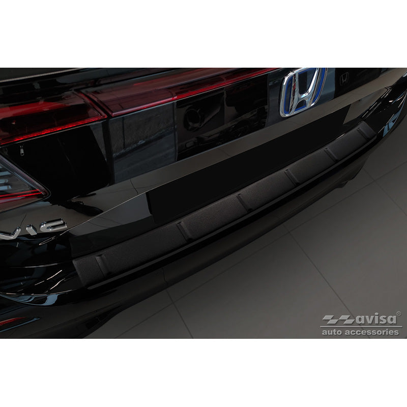 Avisa, Protezione paraurti posteriore, Nero opaco, acciaio inox, compatibile con Honda Civic XI HB 2022- 'Ribs'