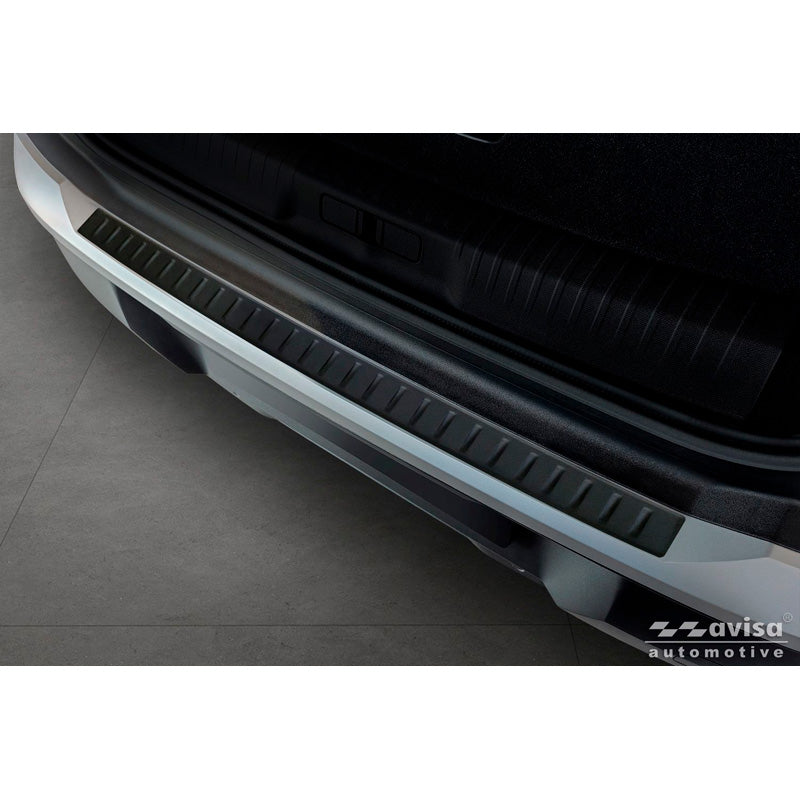 Avisa, Protezione paraurti posteriore, acciaio inox nero opaco, compatibile con Peugeot 5008 III (2024-)