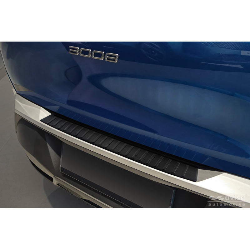 Avisa, Bagkofangerbeskytter, Mat Sort Rustfrit Stål, Passer til Peugeot 3008 III (2024-), 'Ribs'