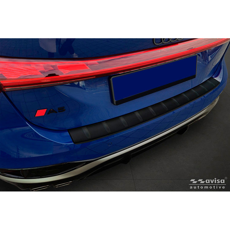 Avisa, Rear bumper protector, Matte black stainless steel, fits Audi A5 Avant (B10) (2024-)