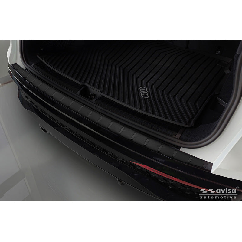Avisa, protector de paragolpes trasero, acero inoxidable negro mate, compatible con Audi Q5 (GUB) (2025-)
