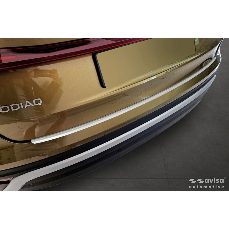 Avisa, Bagkofangerbeskytter, Rustfrit stål, Soft Silver, passer til Skoda Kodiaq II (2024-)