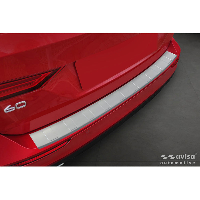 Avisa, ochrana zadního nárazníku, nerezová ocel, Soft Silver, pasuje na Volvo V60 II (2018-) včetně Cross Country & R-Design