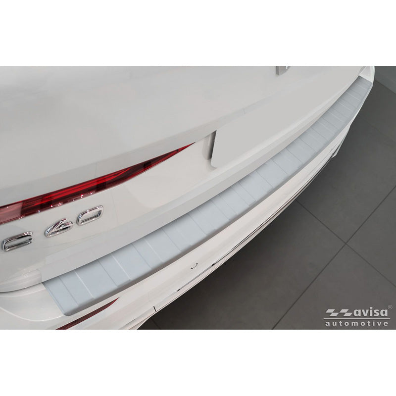 Avisa, ochrana zadního nárazníku, nerezová ocel Soft Silver, pasuje na Volvo XC60 II (2017-2021) & FL (2021-) včetně R-Design