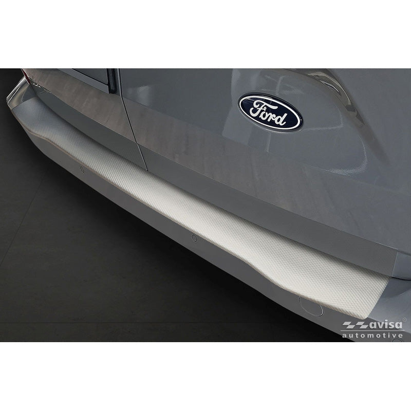 Avisa, Protezione paraurti posteriore, acciaio inox, adatta a Ford Transit Custom II / Tourneo Custom II (2023-) & VW Transporter T7 (2024-) - Argento
