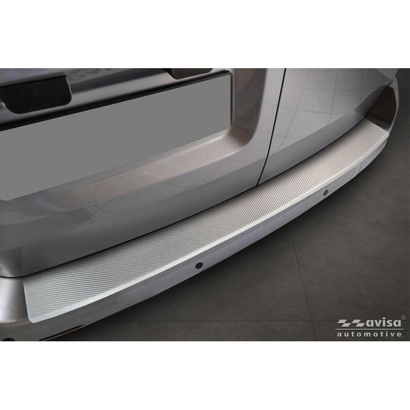 Avisa, Bagkofangerbeskytter, Rustfrit stål, passer til Citroën Jumpy & Spacetourer / Peugeot Expert & Traveller / Toyota Proace (2016-) / Opel Vivaro & Zafira Life (2019-) (L1) - Sølv