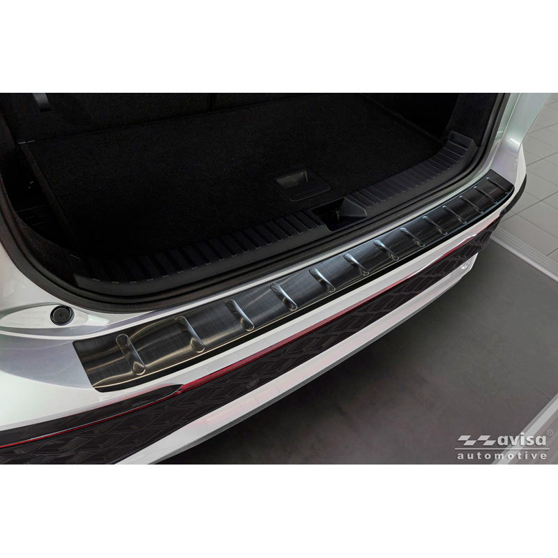 Avisa, Protezione paraurti posteriore, acciaio inox nero, adatta a Volkswagen Tayron (2024-)