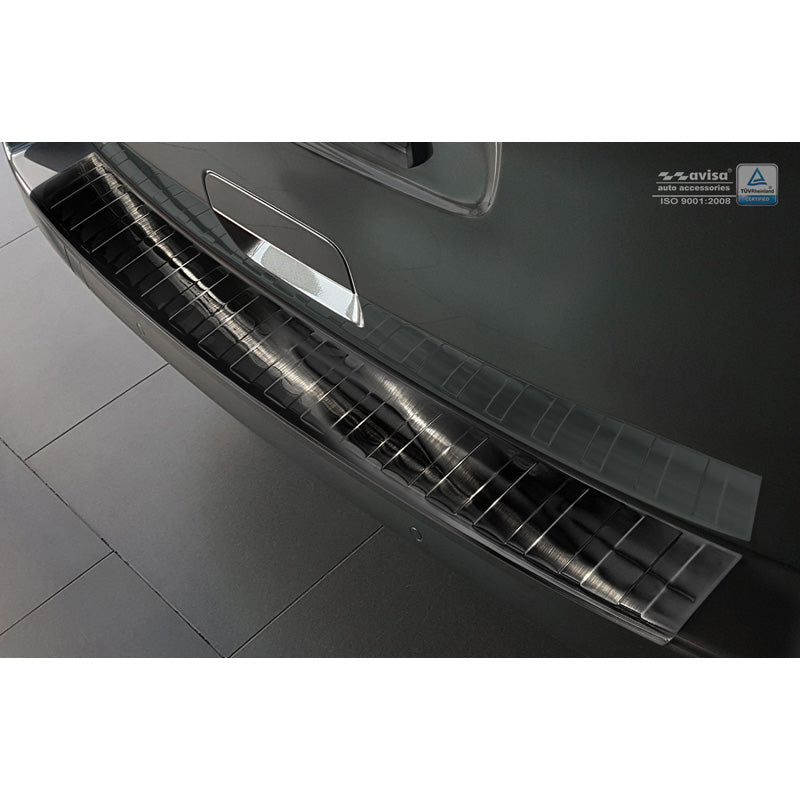 Avisa, Bagkofangerbeskytter, Sort, Rustfritstål, passer til Peugeot Traveller/Citroën Spacetourer/Toyota Pro-Ace 2016- 'Ribs'