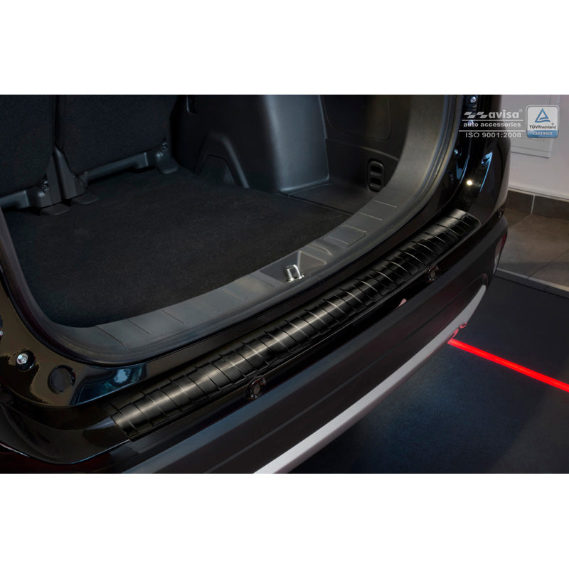 Avisa, osłona tylnego zderzaka, czarny, stal nierdzewna, pasuje do Mitsubishi Outlander III Facelift 2015- 'Ribs'