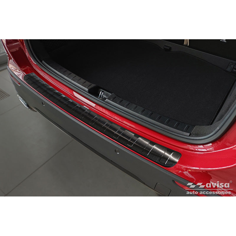 Avisa, protezione paraurti posteriore, nero, acciaio inossidabile, adatta a Mercedes GLA-Class II H247 2020- 'Ribs'