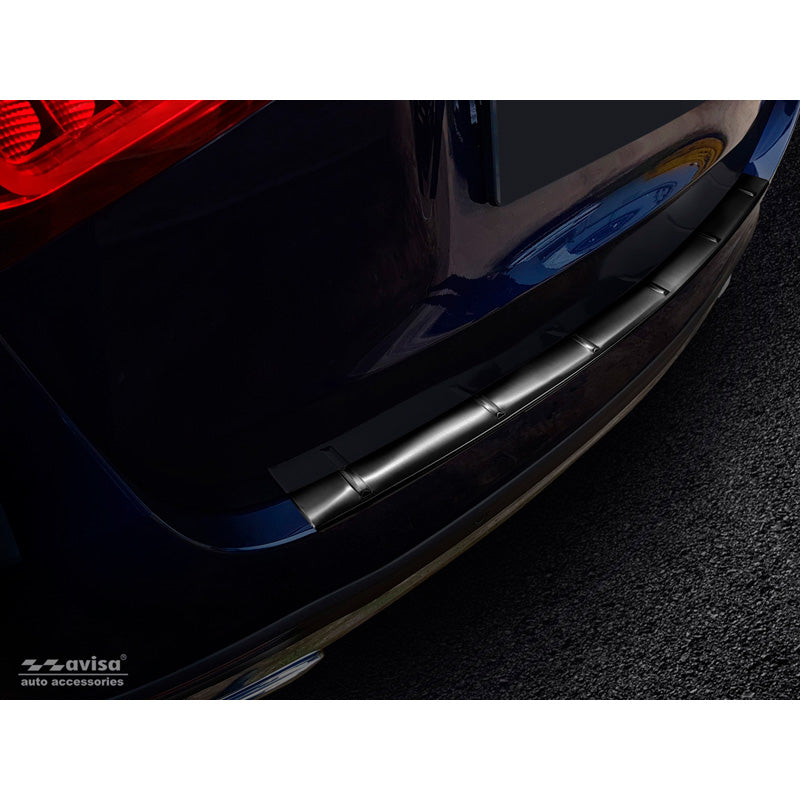 Avisa, ochrana zadního nárazníku, černá, nerezová ocel, pasuje na Mercedes GLE II W167 2019-2023 incl. 53 AMG 'Ribs'