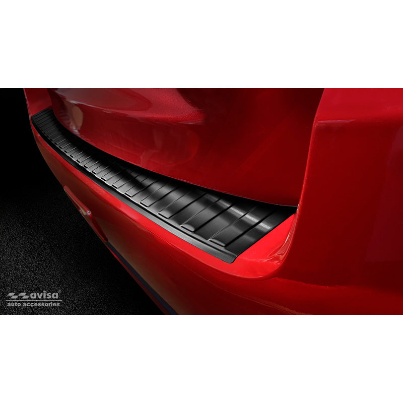 Avisa, Bagkofangerbeskytter, Sort, Rustfritstål, passer til Mitsubishi ASX Facelift 2019- 'Ribs'