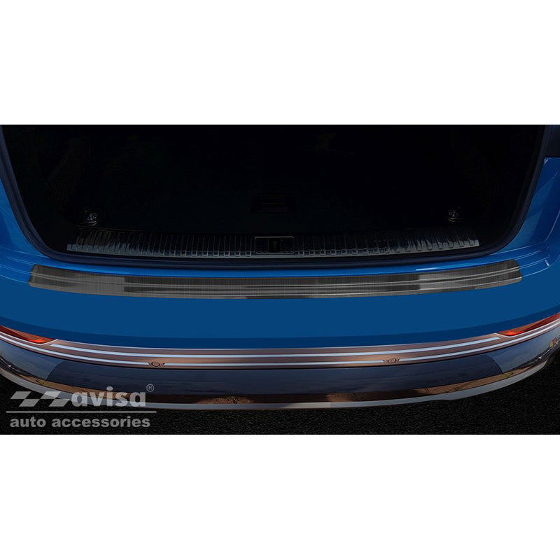 Avisa, ochrana zadního nárazníku, černá, nerezová ocel, pasuje na Audi E-Tron vč. Sportback 2018-