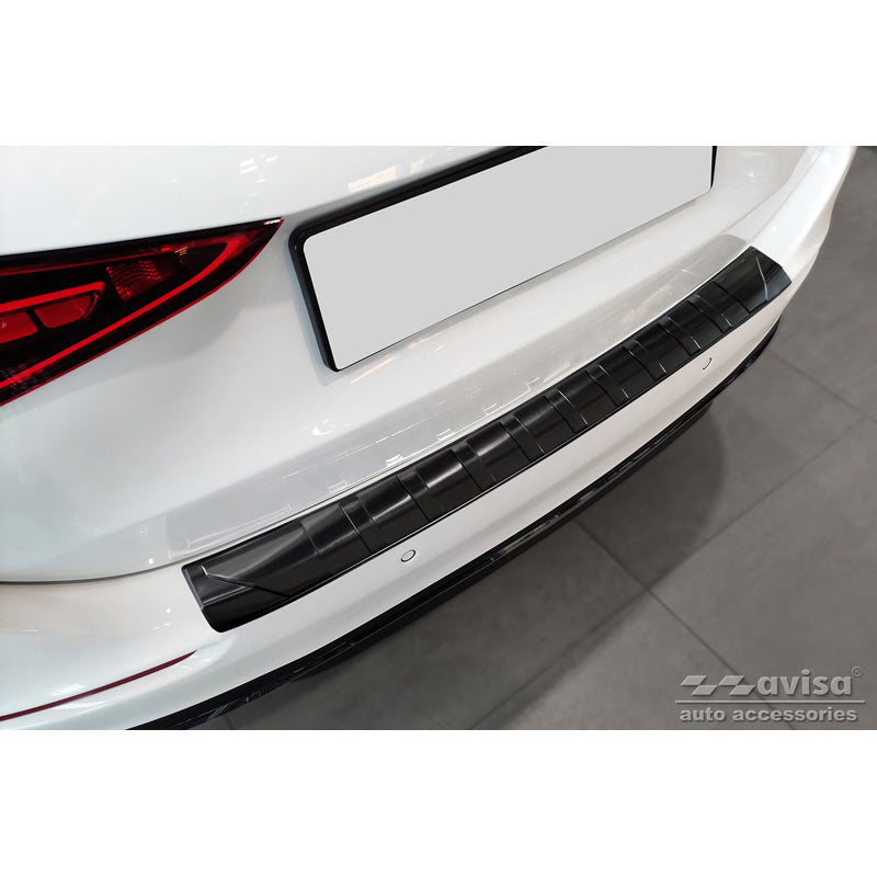 Avisa, protezione del paraurti posteriore, nero, acciaio inossidabile, adatta per Mercedes C-Class W206 station wagon 2021- 'Ribs'