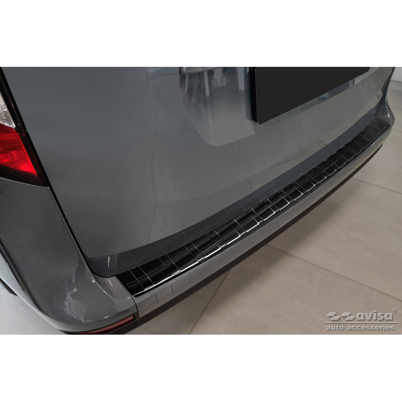 Avisa, kryt zadního nárazníku, černý, nerezová ocel, pasuje na Mercedes Citan (W420) Box/Tourer 2021- 'Ribs'