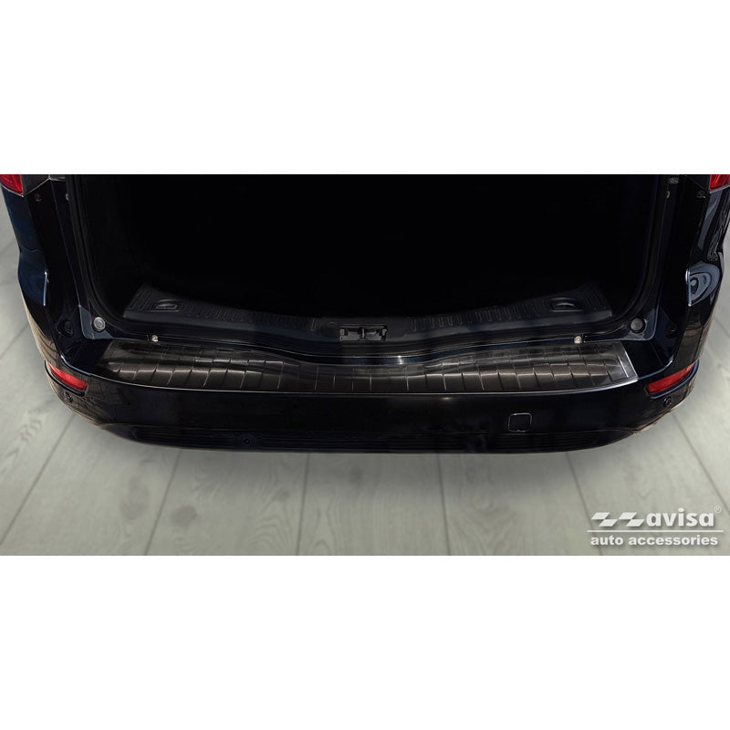 Avisa, osłona tylnego zderzaka, czarny, stal nierdzewna, pasuje do Ford Mondeo IV Wagon Facelift 2010-2014 'Ribs'