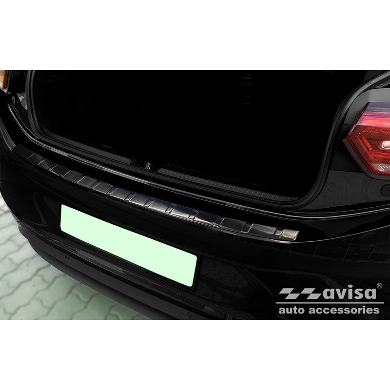 Avisa, Bagkofangerbeskytter, Sort, Rustfritstål, passer til Volkswagen ID.3 2020-2023 & FL 2023- 'Ribs'