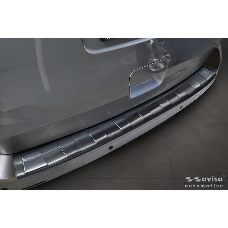 Avisa, ochrana zadního nárazníku, černá nerezová ocel, delší verze, pasuje na Citroën Spacetourer / Jumpy & Peugeot Traveller / Expert & Toyota Proace Verso (2016-) & Opel Vivaro / Zafira Life (2019-)