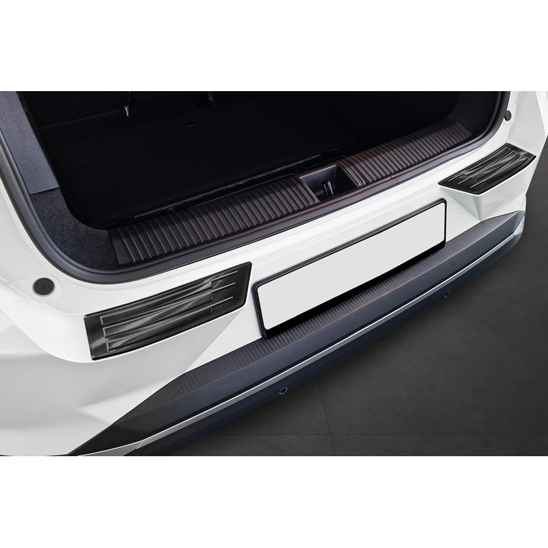 Avisa, Ochrona tylnego zderzaka, Stal nierdzewna, Czarny, Pasuje do Renault Scenic E-Tech 2024, 'Ribs'