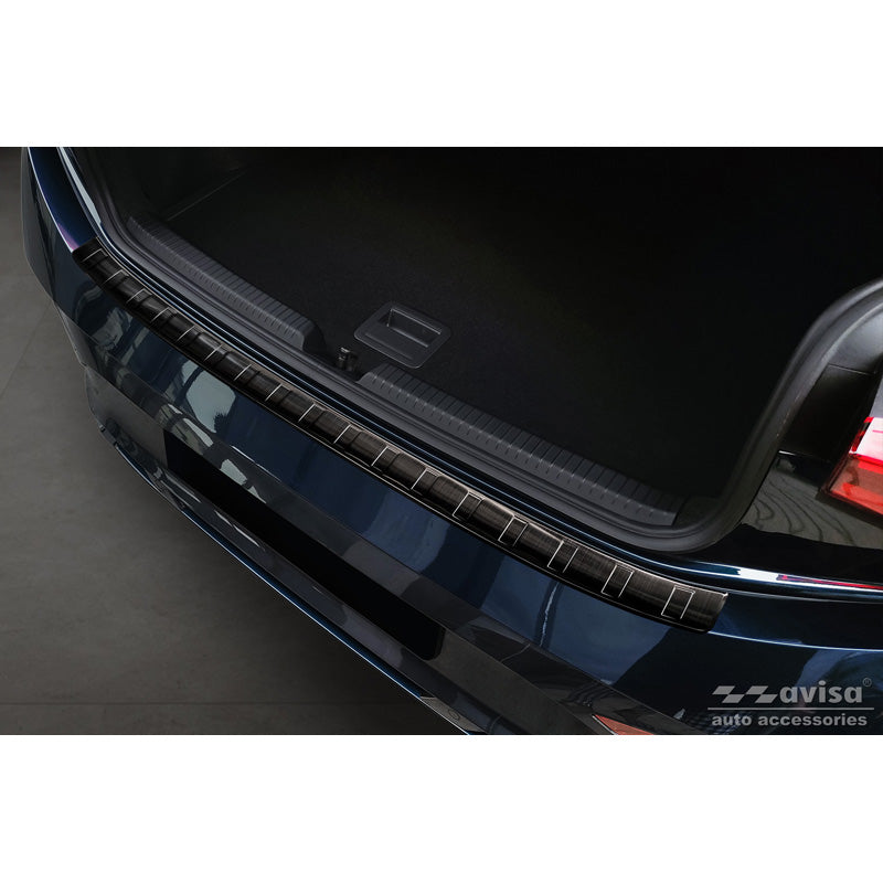 Avisa, Protezione paraurti posteriore, Nero, Acciaio inossidabile, adatta a Cupra Born 2021- 'Ribs'